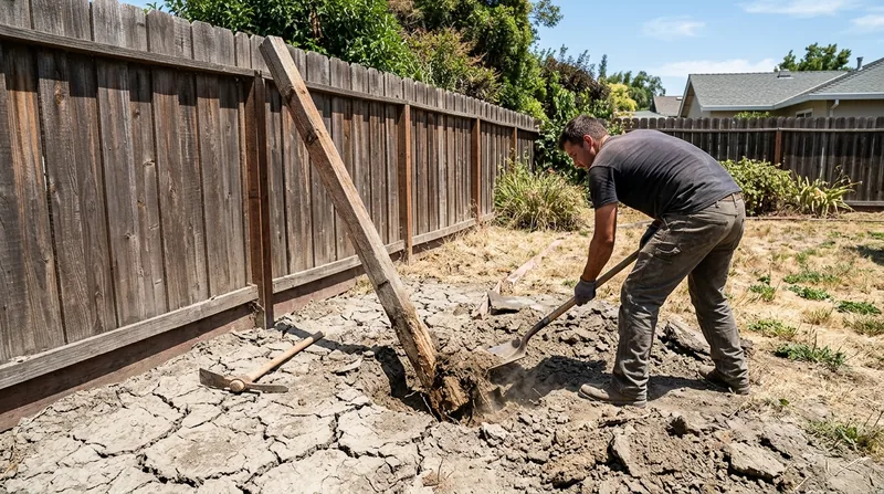 Fence Post Repair & Replacement San Jose